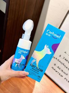 100% प्राकृतिक कार्बनिक वाटरलेस नो-कुल्ला सूखे शैम्पू पालतू कुत्ते के लिए सिलिकॉन ब्रश के साथ सिलिकॉन ब्रश के साथ - Product Image 2