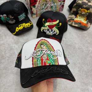 หมวกเบสบอลแท้ขายส่ง แบบ 5 แผง หมวก Gorras สุดหรู วินเทจ ลาย Dobby ปัก 3 มิติ HARDY X SAD BOYZ <span class=keywords><strong>ED</strong></span> หมวก Snapback ลายชาติพันธุ์ - Product Image 1