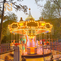 Manège Nova Rides européen à 16 places, modèle CTD-16-EU, carrousel rond avec base musicale pour les fêtes d'enfants