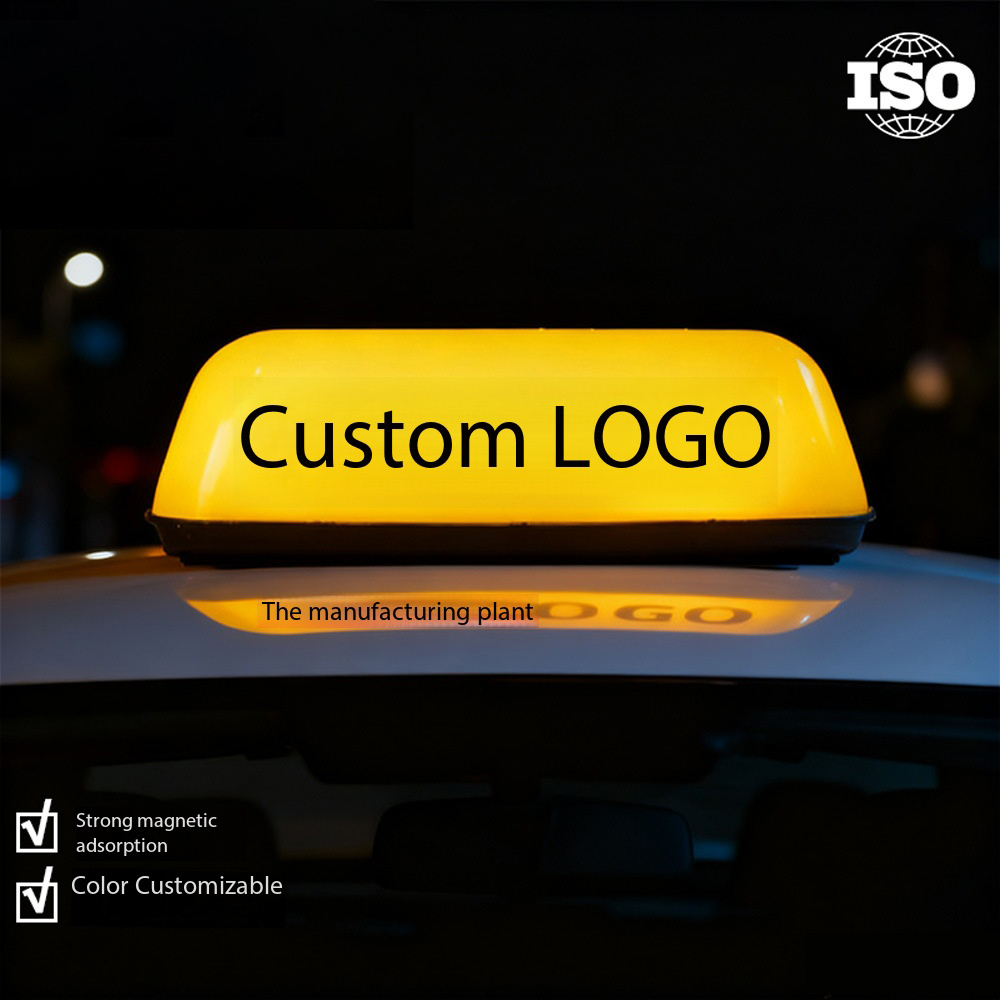 Magnetic Car Roof Light, Customizable Car Working Light, Vehicle Atmosphere Lamp for Taxi & Daily Use
