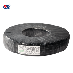 يويتشن أسود مجدولة النحاس المعلب 7P 26 AWG سيليكون شقة الشريط كابل مرن لينة المطاط سلك متوازي - Product Image 1