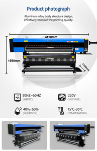 Nhà Sản Xuất <span class=keywords><strong>2025</strong></span> Tự Động Cấp Kỹ Thuật Số Máy In Phun 1.8M 4/6 Đầu Vải Dệt Thăng Hoa Máy Cho Quần Áo In Ấn - Product Image 2