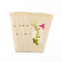 Manchon en papier kraft imperméable et écologique pour l'emballage des plantes, conception personnalisée