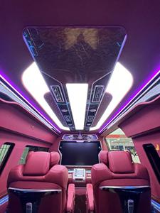 Condizioni di aggiornamento per Toyota Hiace: Sedili aeronautici, pavimento antiscivolo, tende elettriche, luce a cupola multicolore - Product Image 4