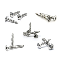 Vis autotaraudeuses personnalisées, échantillon gratuit, M1.6-M8, acier inoxydable SS304 SS316, acier au carbone, vis autotaraudeuses à tête hexagonale plate