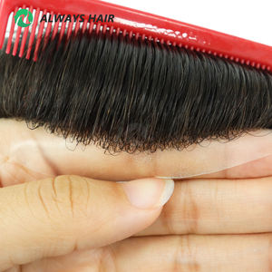 DURA Asutralia - 5 Polegadas Homens Toupee Cabelo Humano Rendas e PU Base de Cabelo Curto Patch Peruca Para Homens 6 Tamanho Cabelo Prótese Homem - Product Image 2