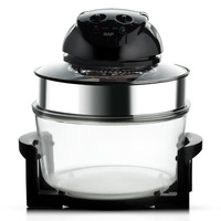Friteuse à air classique de haute qualité 12L grande capacité multifonctionnelle avec fenêtre de visualisation, électrique, pour usage domestique, en plastique