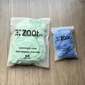 Bolsas de CPE con Cierre Hermético y Logotipo Personalizado, Bolsas Transparentes Esmeriladas con Cierre, para Empacar Calcetines y Ropa Interior, Directo de Fábrica - Product Image 6