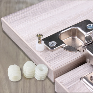 Accessoires de quincaillerie pour meubles : Charnières à expansion modernes en plastique pour cuisine, goujons, vis autotaraudeuses, écrous, pré-encastrés - Product Image 5