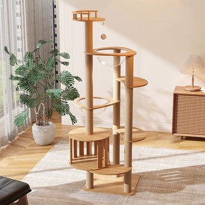 Prezzo di fabbrica struttura adatta altamente altezza struttura per gatti arrampicata struttura gatto albero con nido gatto scalatore telaio - Product Image 3