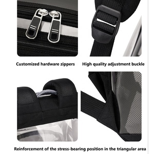 Lớn Rõ Ràng Ba Lô Nhiệm Vụ Nặng Nề Trong Suốt Ba Lô Xem Thông Qua Ba Lô Rõ Ràng Bookbag Cho Sinh Viên Trường Làm Việc Du Lịch - Product Image 4