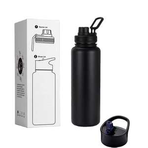 Nouvelle Arrivée - Bouteille Isotherme Sportive Portable en Acier Inoxydable 18/8 à Double Paroi Sous Vide 750ml (22oz) - Product Image 1