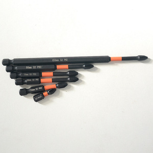 S2 Phillips Screwdriver Set 6mm Shank 50 70 90 150mm Length Magnetic Black Phosphate Finish - Product Image 1