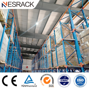 Yüksek Yoğunluklu Ağır Hizmet Tipi Soğuk Haddelenmiş Çelik Drive-In Palet Rafı Depolama Forklift Erişimli Civatalı Yapı Sistemli Drive Raf Sistemi - Product Image 1