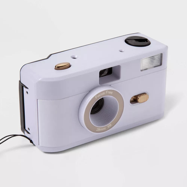 ISO400 35MM manual film camera reusable ready-to-shoot fixed focal length non-disposable film flash camera