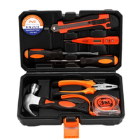 Ensemble de 9 outils à main en acier au carbone industriel avec étui rigide OEM