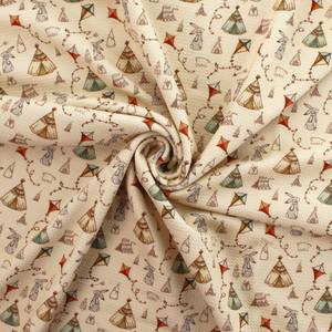 Custom Printed Shrink-Resistant 100% Polyester Stretch Thick 220gsm Jacquard Knit Bullet <strong>Fabric</strong> - Product Image 6