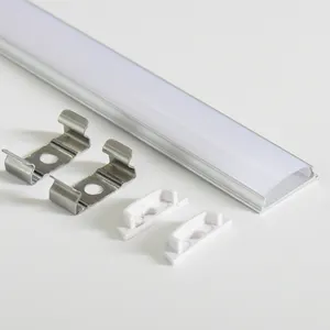 Profil Aluminium Led Fleksibel 17X4Mm Dapat Ditarik Profil Aluminium Led Linkable untuk Lampu Strip Led