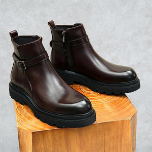 รองเท้าผู้ชายหนังแท้ ระบายอากาศดี ทันสมัย สวมใส่สบาย น้ำหนักเบา เหมาะสำหรับธุรกิจ งานแต่งงาน รองเท้าลำลอง พื้นรองเท้า EVA ป้องกันกลิ่น - Product Image 2