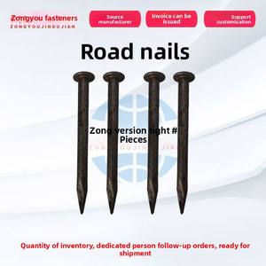 मोटी स्टील रोड की स्टड स्पीड कूबड़ और डामर रोड नाखून उत्पाद श्रेणी के लिए ग्राउंड फिक्स्ड स्टड - Product Image 6