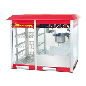 Electric <b>Popcorn</b> Maker 1400W Hot Air <b>Popcorn</b> Maker <b>Machine</b> Commercial <b>Popcorn</b> <b>Machine</b> With Heated Storage Showcase - Product Image 1