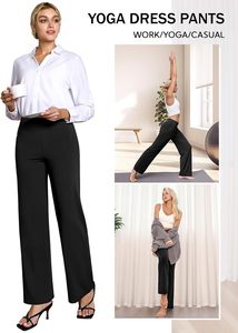 COPYLEAF <span class=keywords><strong>Pantaloni</strong></span> da yoga larghi da donna, elastici in vita, casual, con tasche - Product Image 6