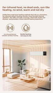 Electric <strong>Heater</strong> Graphene Far-Infrared Smart Electric <strong>Heater</strong> 3-Second Rapid Heating High <strong>Efficiency</strong> &amp; Energy Saving 2400W - Product Image 6