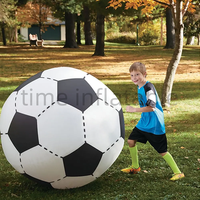 Ballon de football gonflable géant publicitaire sur mesure de 1m, 2m, 3m pour la promotion d'événements en plein air