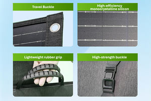 Panneau Solaire Portable Pliable 200W Étanche IP68 Monocristallin avec Sortie USB-C PD pour Camping-Car, Van, Maison et Alimentation de Secours - Product Image 3