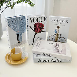 <span class=keywords><strong>Livre</strong></span> décoratif créatif et tendance pour la maison, café, faux livres décoratifs - Product Image 2