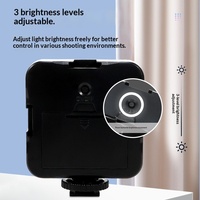 Lampe de remplissage LED HXC RVB pleine couleur, portable pour photographie, vlog, lumière Tofu, intensité réglable, batterie au lithium 5W