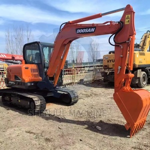 Used Doosan DX60 6t Mini Excavator- Fuel-Saving Design + Narrow Body for <b>Small</b> Sites&40% Cheaper Than New, Ready to Ship - Product Image 1