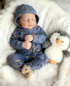 Muñecas Bebé <span class=keywords><strong>Reborn</strong></span> R&B de 20" Realistas y Suaves, Princesa de Cuerpo Completo con Conjunto de Moda para <span class=keywords><strong>Niñas</strong></span> Pequeñas y Recién Nacidas - Product Image 3