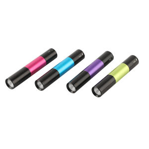 Mini Linterna LED de Aluminio de Ningbo, Tamaño de Lápiz Labial, Funciona con Pilas AAA, Luz Brillante de Uso Diario, Color de Emisión Blanco - Product Image 1