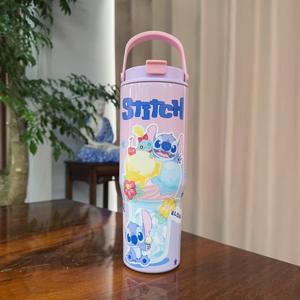 कार्टून बच्चों के पुआल इंसुलेटेड कप उच्च सौंदर्य स्टेनलेस स्टील पोर्टेबल पुरुष और महिला प्राथमिक स्कूल के छात्रों के लिए - Product Image 4