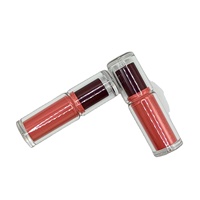 Rouge à lèvres mat velours à formule crémeuse pour des lèvres douces et pulpeuses, enrichi en Vitamine E, maquillage OEM