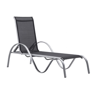 Único Chaise Lounge sillas piscina relajante sillas reclinables Patio <span class=keywords><strong>tumbona</strong></span> en aluminio - Product Image 4