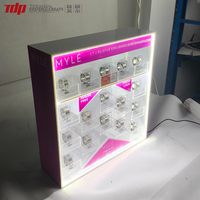Présentoirs en acrylique personnalisés pour magasins de tabac TDP, présentoirs de comptoir avec éclairage LED RVB, vitrine pour tabac et snus