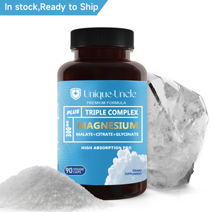 En Stock: Extracto de Magnesio Triple Complejo en Polvo 300mg, Aminoácidos Quelados, Fuente Vegetal, Alta Absorción, a Granel, OEM, ODM, Muestra - Product Image 1