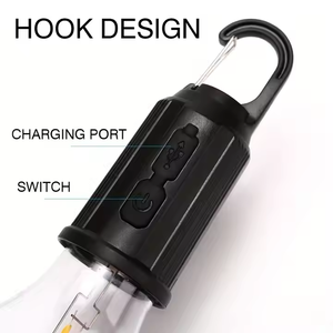 Lightweight Plastic Portable Hanging Fishing Outdoor Rechargeable Adjustable Color Temperature <b>Remote</b> <b>Control</b> Cob Camping Flood - Product Image 4