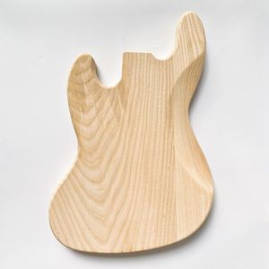 Cuerpo de guitarra de fresno completo sin acabar de 4 cuerdas para kits de bricolaje - Product Image 3