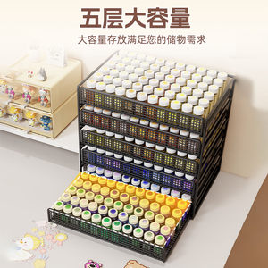 Organizador de cuentas Perler de 4 niveles extraíble para almacenamiento de juguetes en el escritorio - Product Image 3