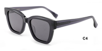 Lunettes de soleil rétro œil de chat en acétate, style décontracté haut de gamme, nouveau modèle, vente en gros d'usine