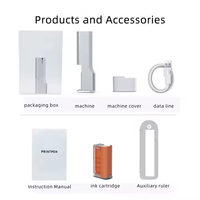 Imprimante alimentaire 3D portable automatique pour l'impression d'encre comestible DIY, stylo imprimante alimentaire pour café, latte art, chocolat, pain, gâteau, macaron