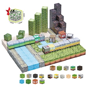 2025 tendance produit 3d ensemble éducatif aimant Cubes jouets enfants magique mon monde mine blocs de construction magnétiques pour enfant - Product Image 1