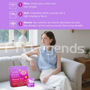Chất lượng cao Vitamin <span class=keywords><strong>B12</strong></span> uống dissolvable Dải thúc đẩy não tập trung thần kinh hệ thống sức khỏe Vitamin <span class=keywords><strong>B12</strong></span> bổ sung cho người lớn - Product Image 3