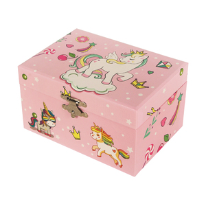 High Quality Large Storage Unicorn <strong>Musical</strong> <strong>Jewellery</strong> <strong>Box</strong> Pink Girls' Gift - Product Image 1