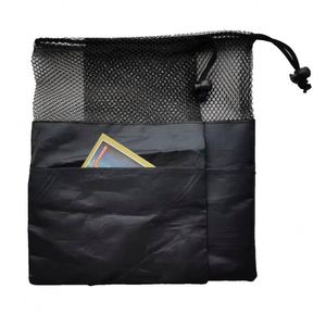 Bolsa Deportiva con Cordón de Poliéster Reciclado, Reutilizable y Ecológica, con Logotipo Personalizado, Bolsas Pequeñas de Malla con Cordón - Product Image 3