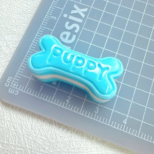 Chocolat avec des os 3D résine Bracelet breloques porte-clés épingle à cheveux coque de téléphone en gros crème colle résine accessoires pour la décoration - Product Image 5