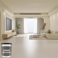 Offre Spéciale : Peinture Intérieure Bi-Composante, Enduit Mural Liquide et Micro-Ciment pour Revêtement de Construction Résidentielle, Apparence Poudrée